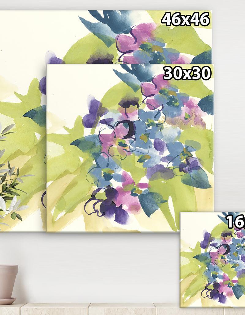 Designq Spring Bouquet I - Traditional Premium Canvas Wall Art