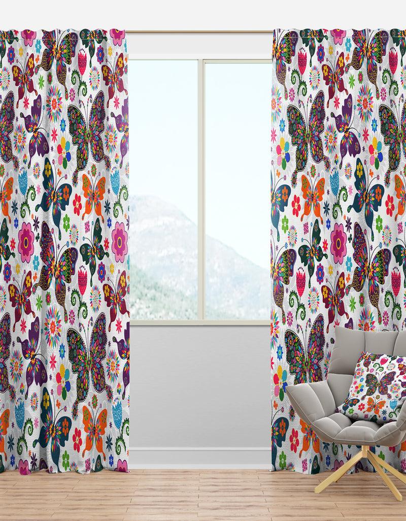 designq Spring Pattern - Bohemian & Eclectic Curtain Panels