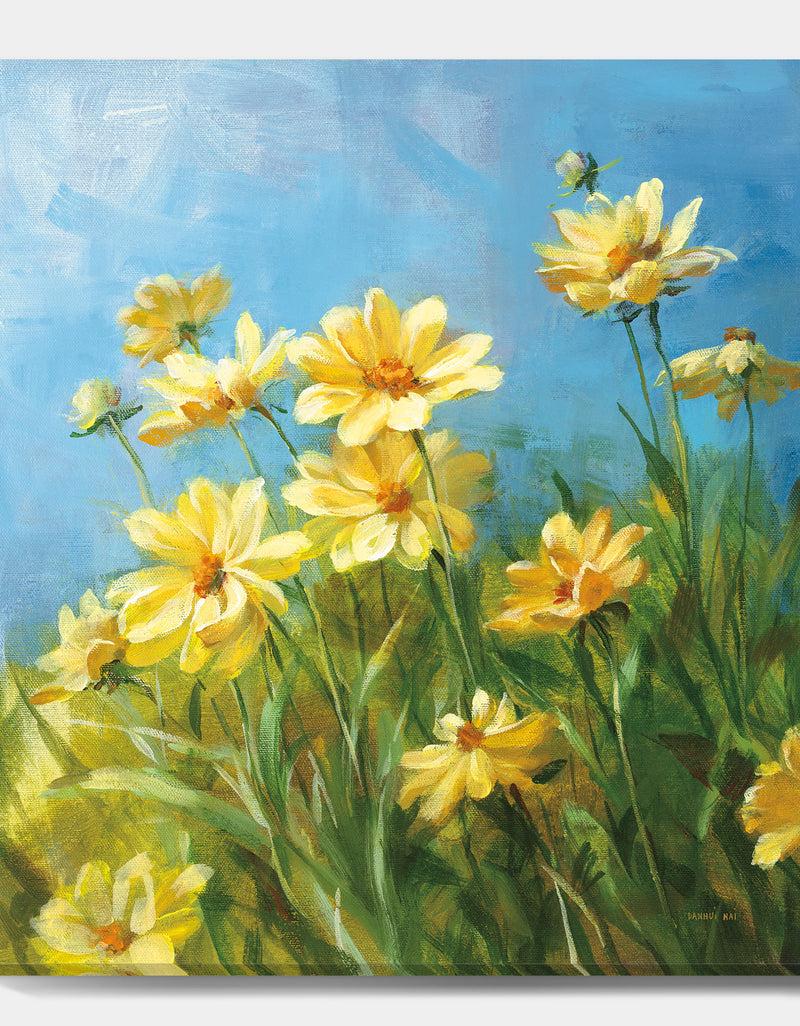 Designq Summer Field I - Traditional Gallery-wrapped Canvas