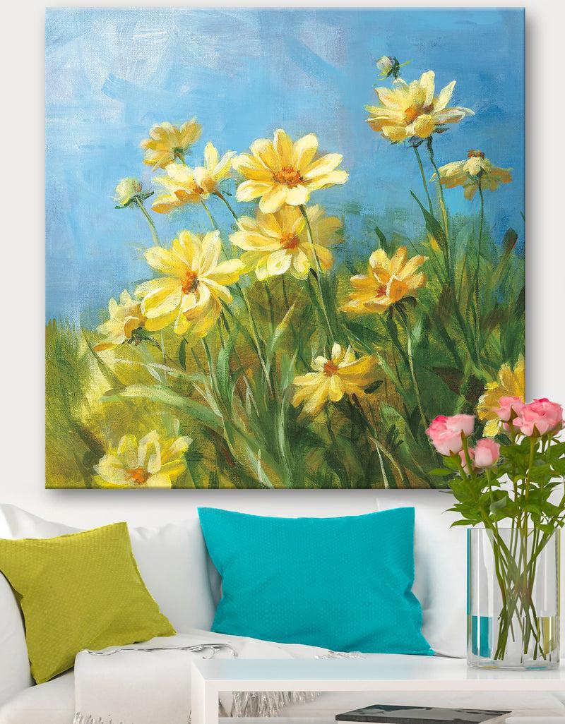 designq Summer Field I - Traditional Gallery-wrapped Canvas
