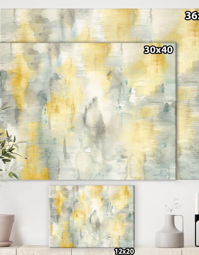 Designq Summer Shower - Traditional Gallery-wrapped Canvas