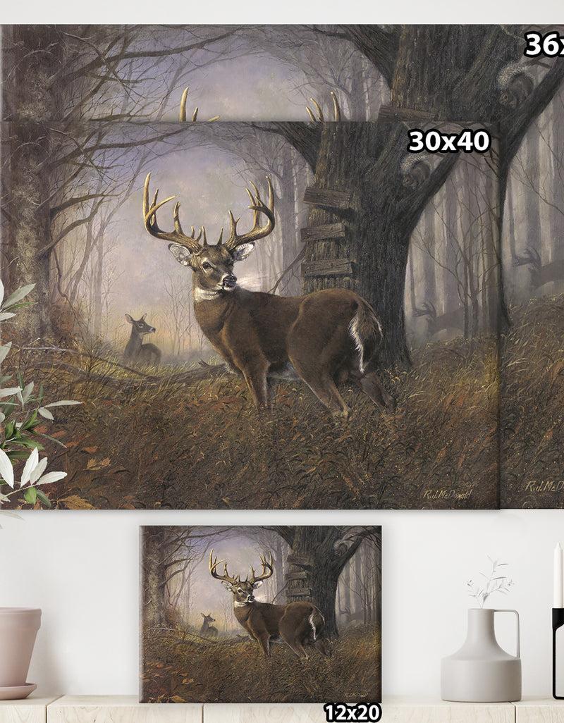 Designq The Impending Challenge - Lake House Premium Canvas Wall Art