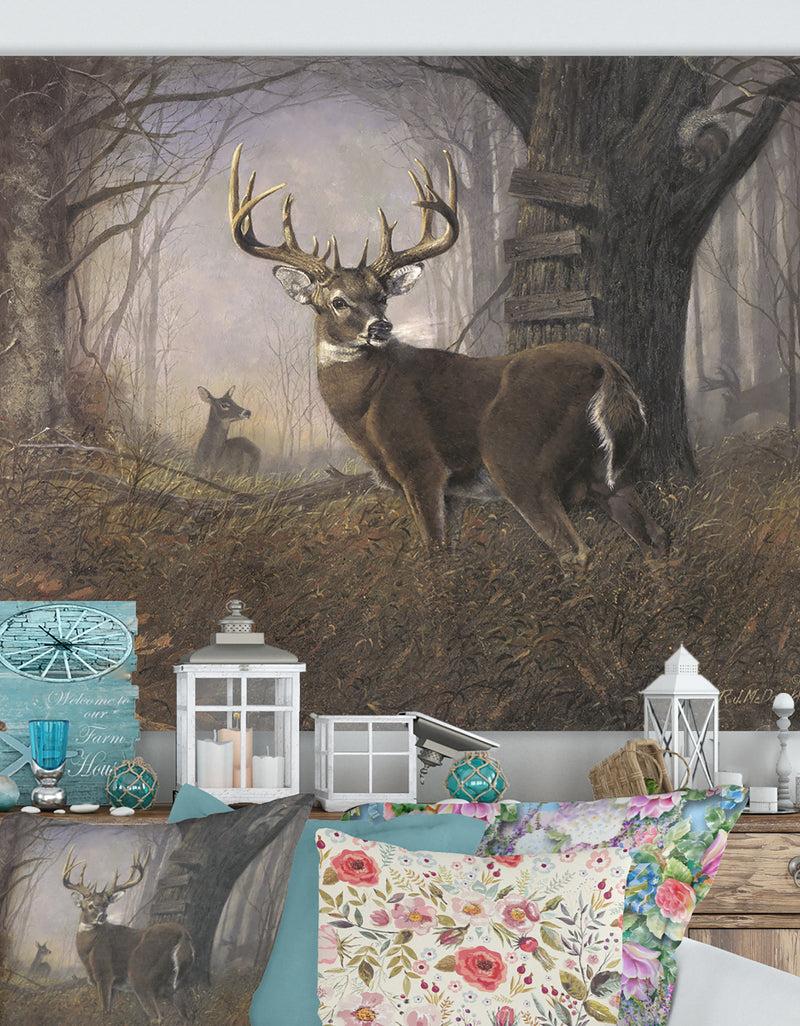 designq The Impending Challenge - Lake House Premium Canvas Wall Art