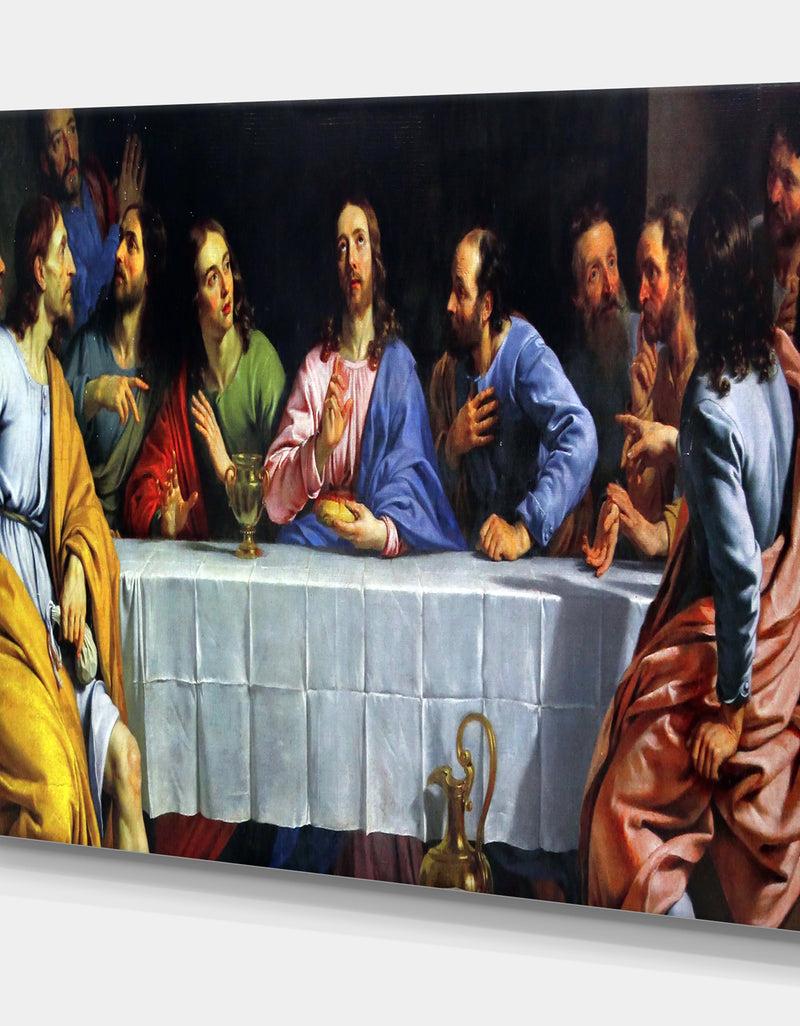 Designq The Last Supper - Religious Art On Wrapped Canvas