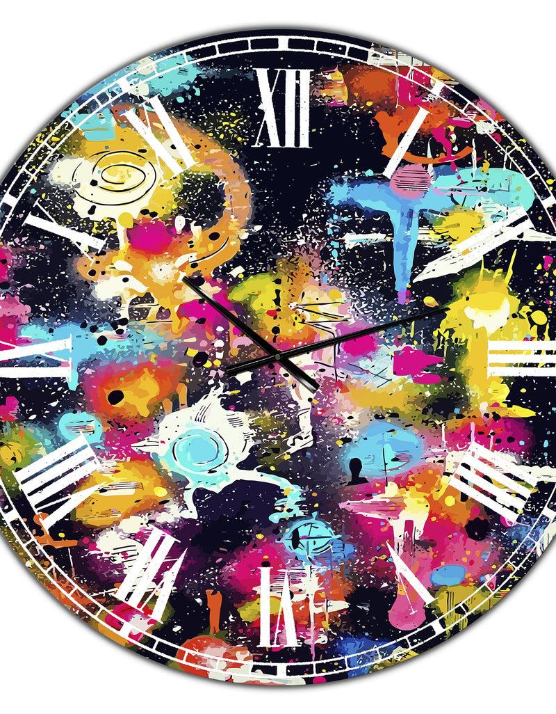 Designq The Lovers The Dreamers & Me - Oversized Modern Wall Clock