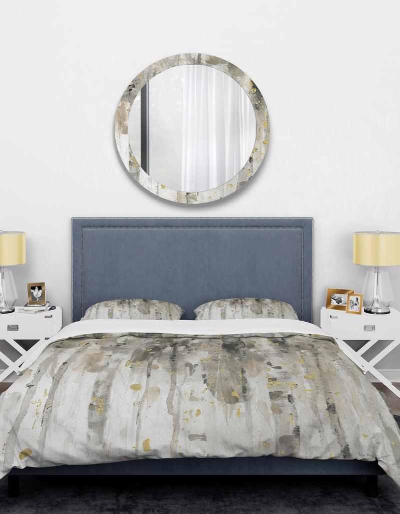 Designq The Modern Grey Forest IV - Glam Duvet Cover Set