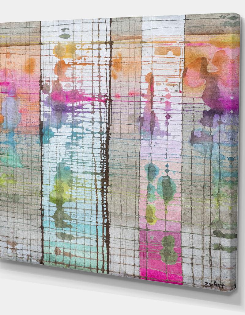 Designq Tree Trunk Reach Magic - Mid-Century Modern Gallery-wrapped Canvas