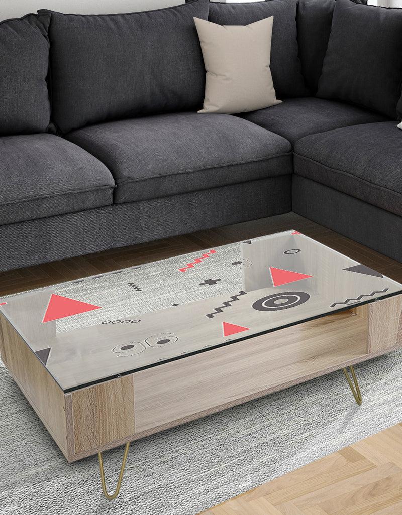 designq Triangular Retro Design III - Glam Coffee Table