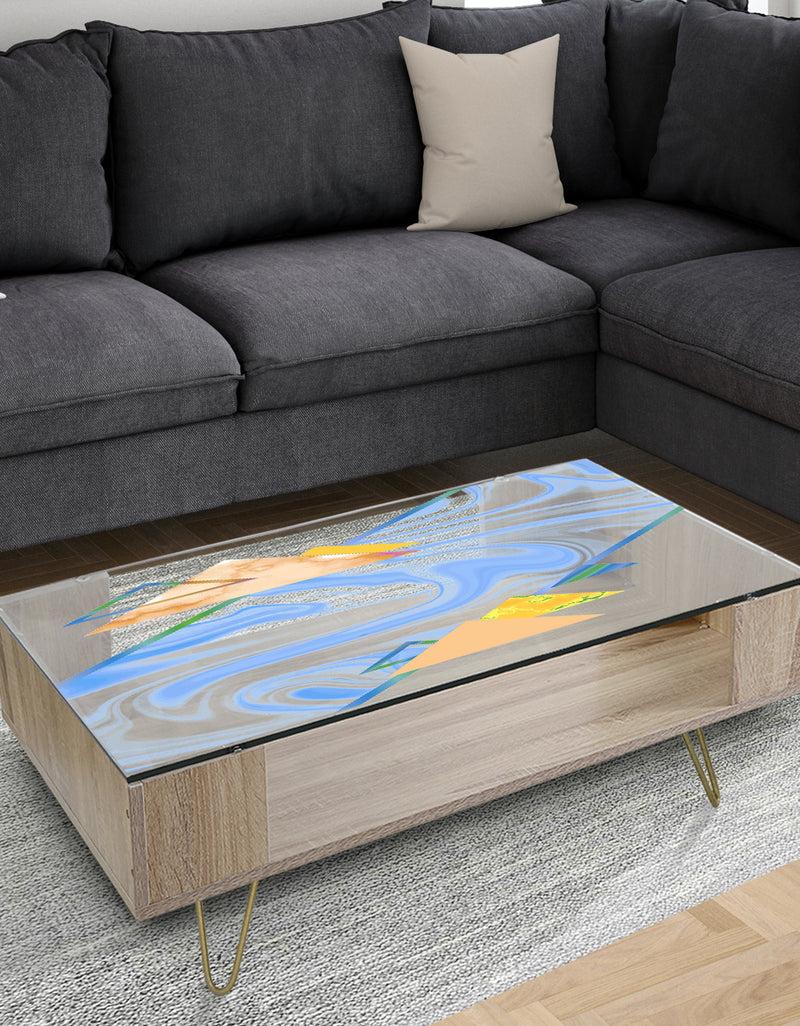 designq Triangular Spacy Spheres 8 - Modern Coffee Table