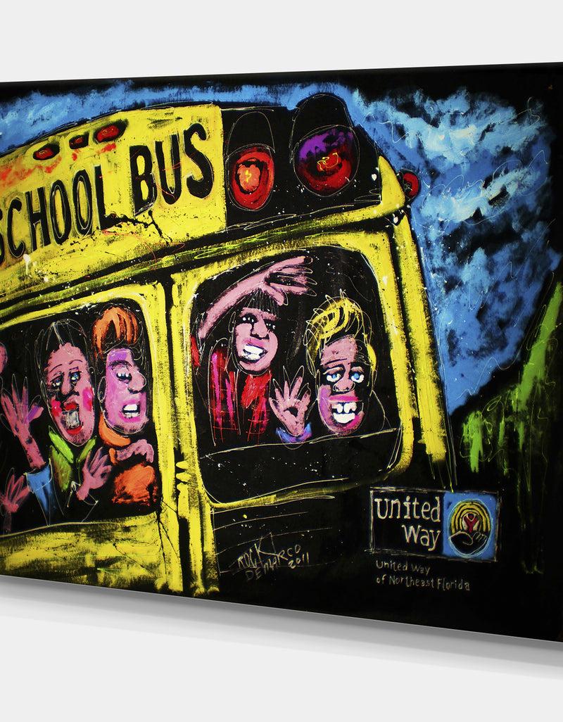 Designq United Way - Modern & Contemporary Gallery-wrapped Canvas