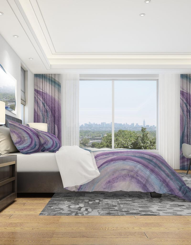 Designq Watercolor Geode I - Geometric Duvet Cover Set