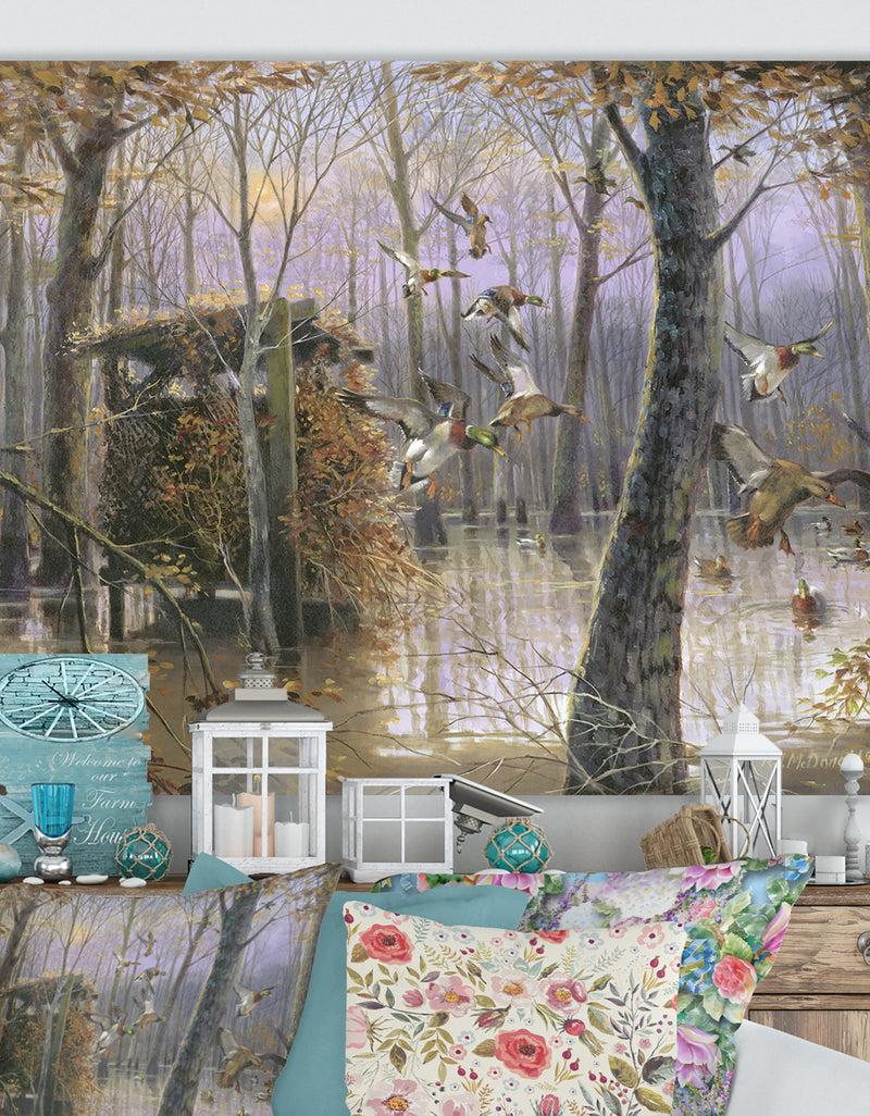 designq While You Were Out - Lake House Gallery-wrapped Canvas