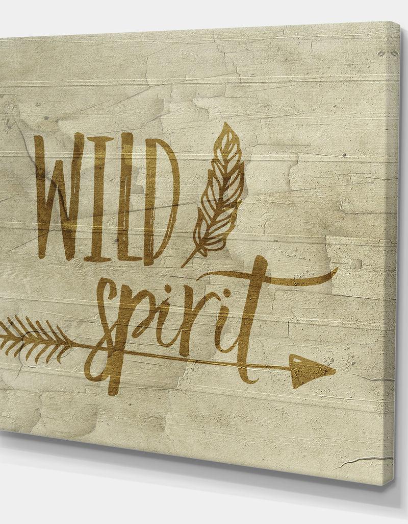 Designq Wild Spirit - Cottage Premium Canvas Wall Art