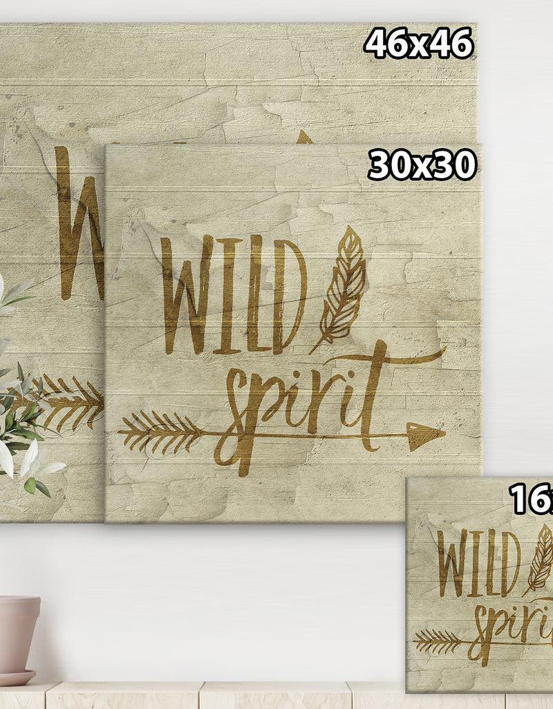 Designq Wild Spirit - Cottage Premium Canvas Wall Art
