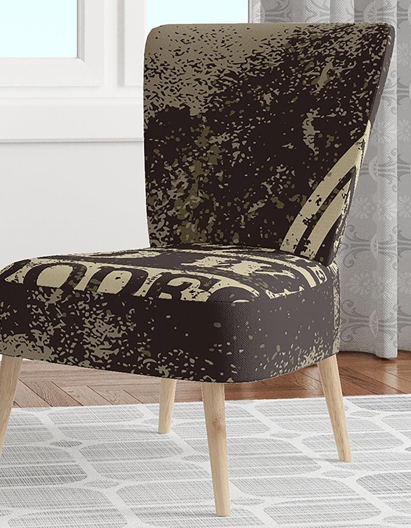 designq Wild West Rodeo - Upholstered Farmhouse Contemporary Accent Chair