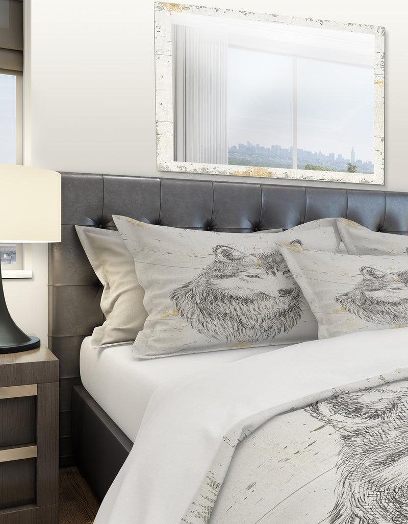 Designq Wolf Wild And Beautiful III - Farmhouse Duvet Cover Set