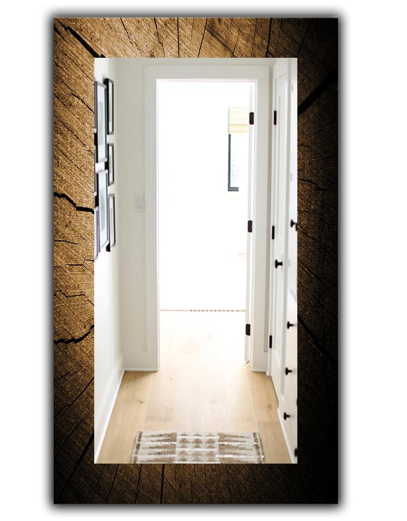 Designq Wood Curve - Traditional Mirror - Vanity Mirror