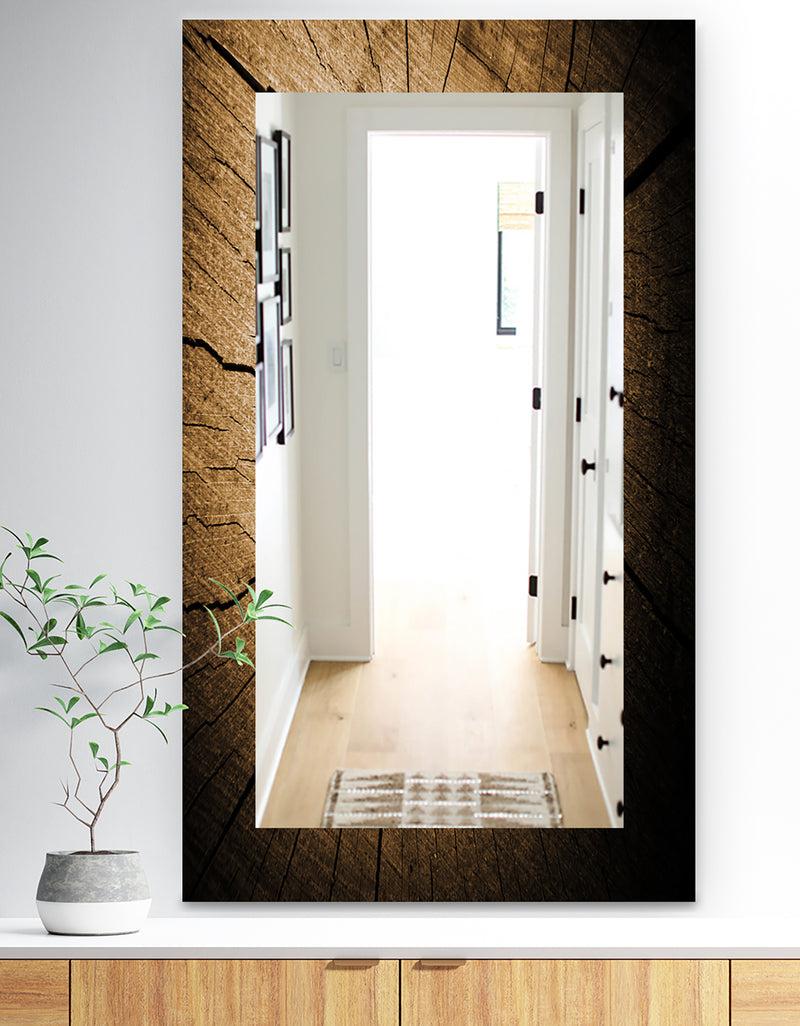 designq Wood Curve - Traditional Mirror - Vanity Mirror