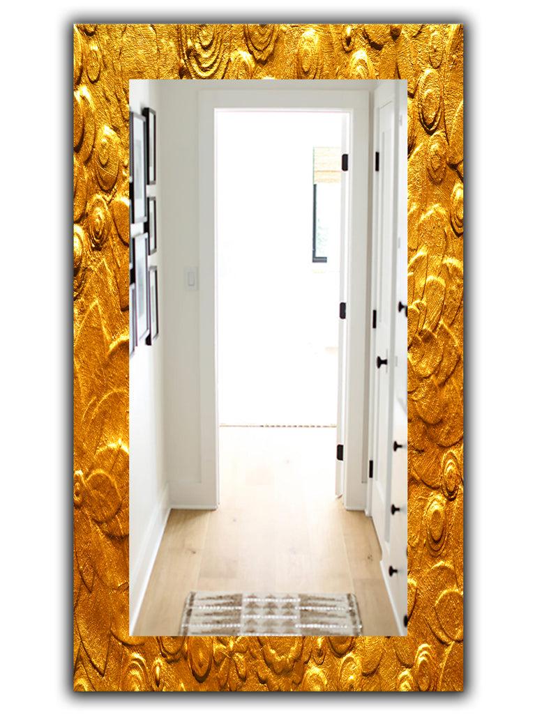 Designq Yellow Moods 23 - Modern Mirror - Vanity Mirror