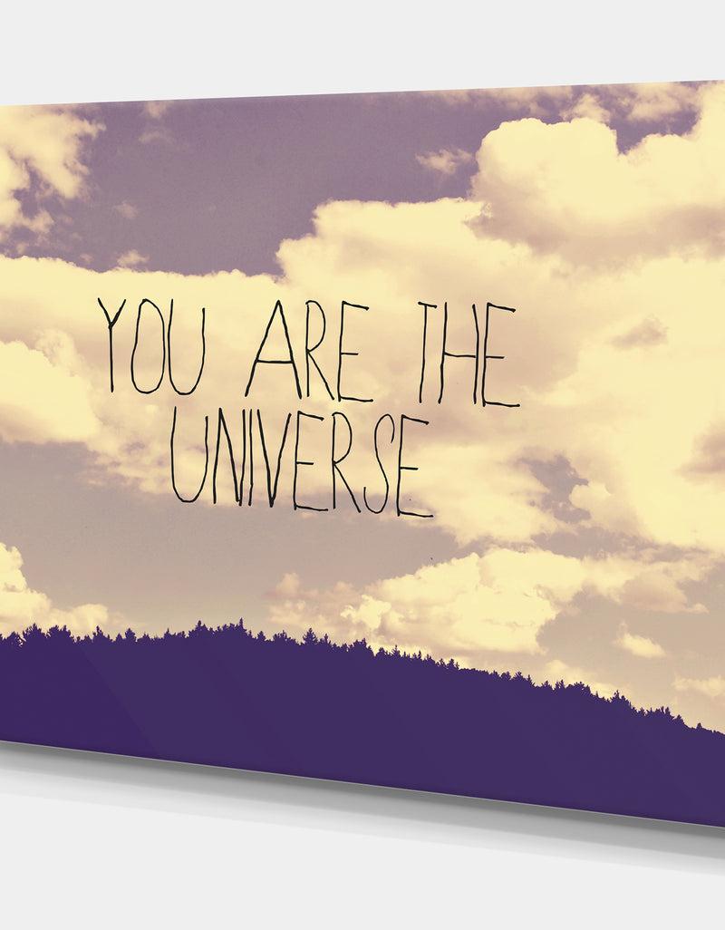 Designq You Are The Universe - Cottage Canvas Artwork