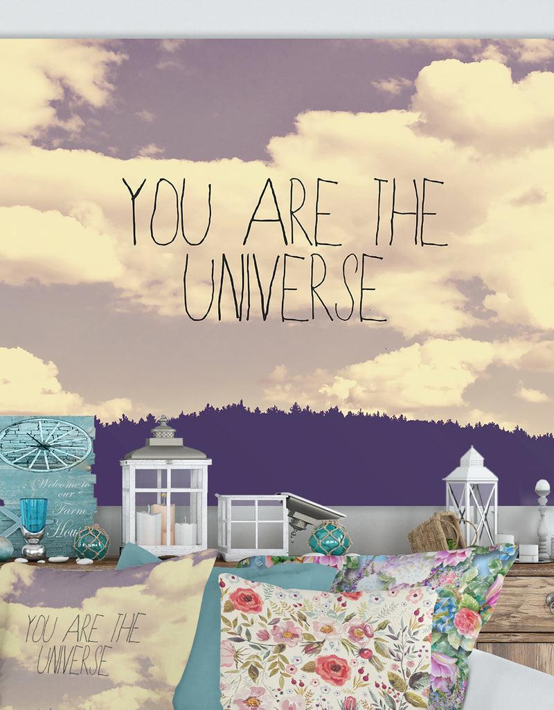 designq You Are The Universe - Cottage Canvas Artwork