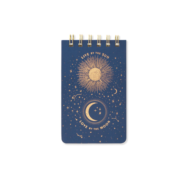 designworks ink Cloth Covered Notepad - "Live By The Sun"