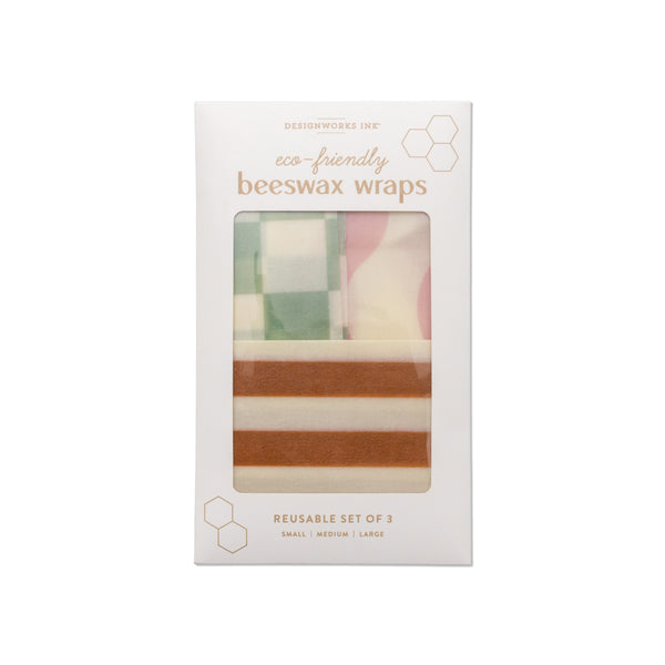 designworks ink Beeswax Wrap Set of 3 - Geo
