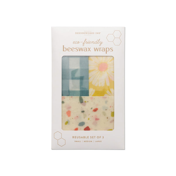 designworks ink Beeswax Wrap Set of 3 - Retro