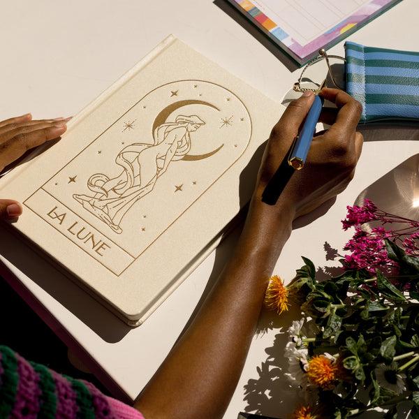 Designworks Ink Bookcloth Jumbo Journal - La Lune