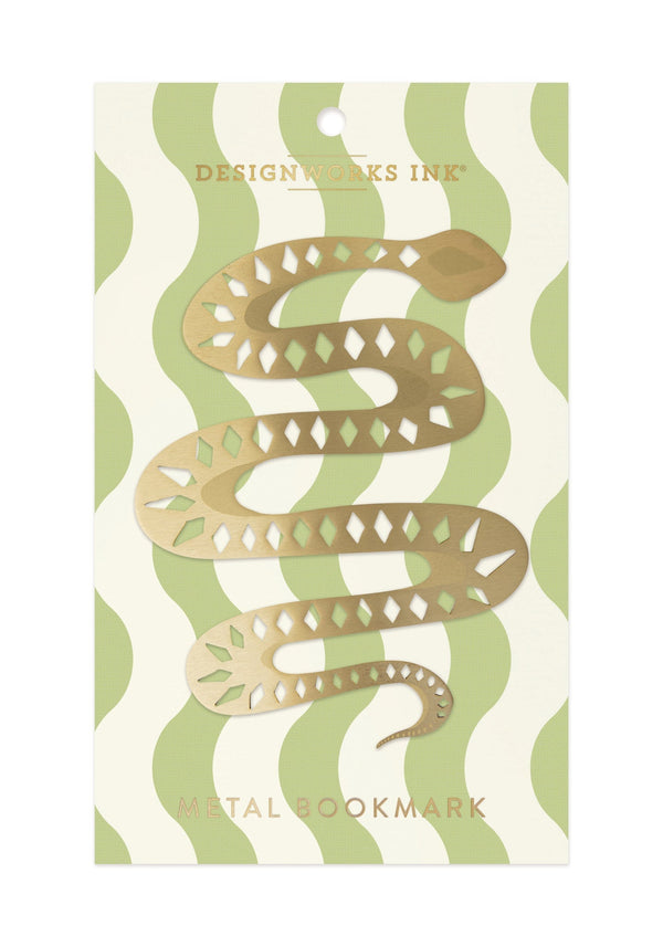 designworks ink Brass Bookmark - Mister Slithers