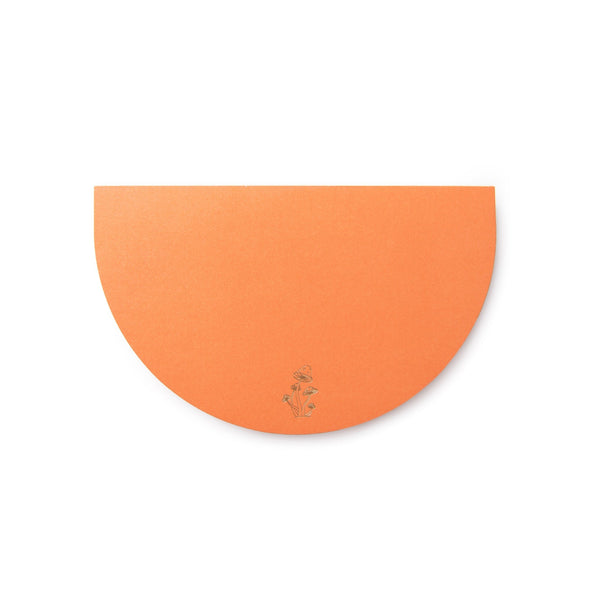 designworks ink Half Moon Notepad - Mushroom