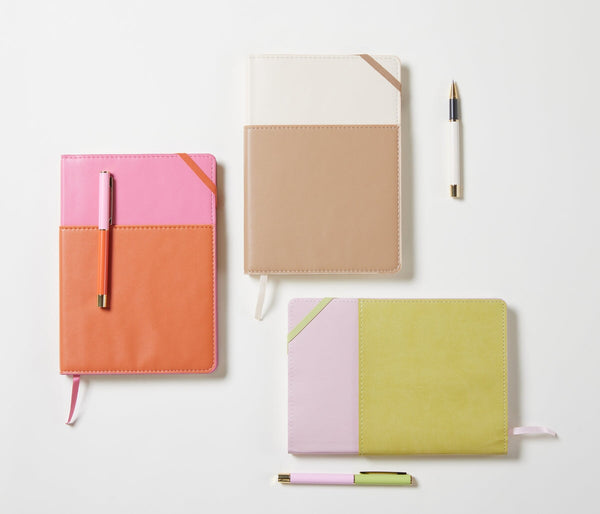 Designworks Ink Journal + Pen Bundle (Ivory + Oat)