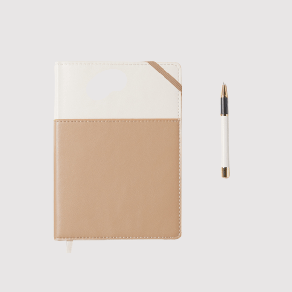 designworks ink Journal + Pen Bundle (Ivory + Oat)
