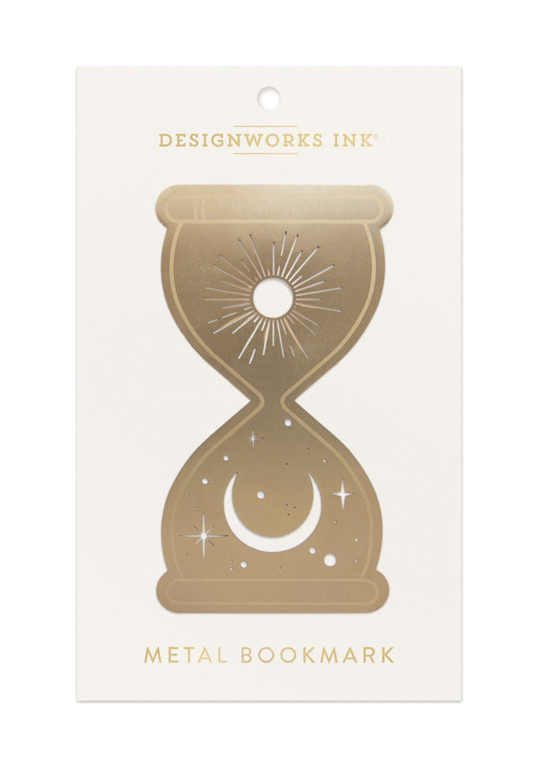 designworks ink Metal Bookmark - Hourglass