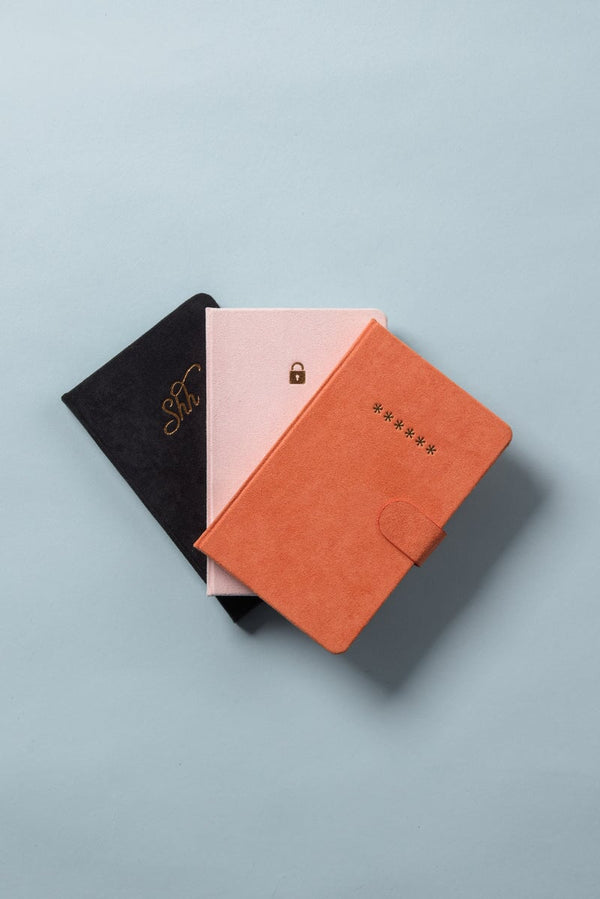 Designworks Ink Mini Password Journal - Lock