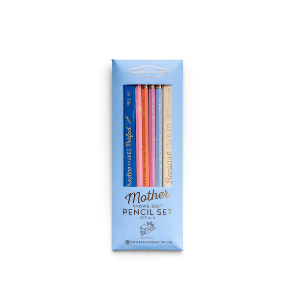 designworks ink Mother Knows Best - Pencil Set of 6