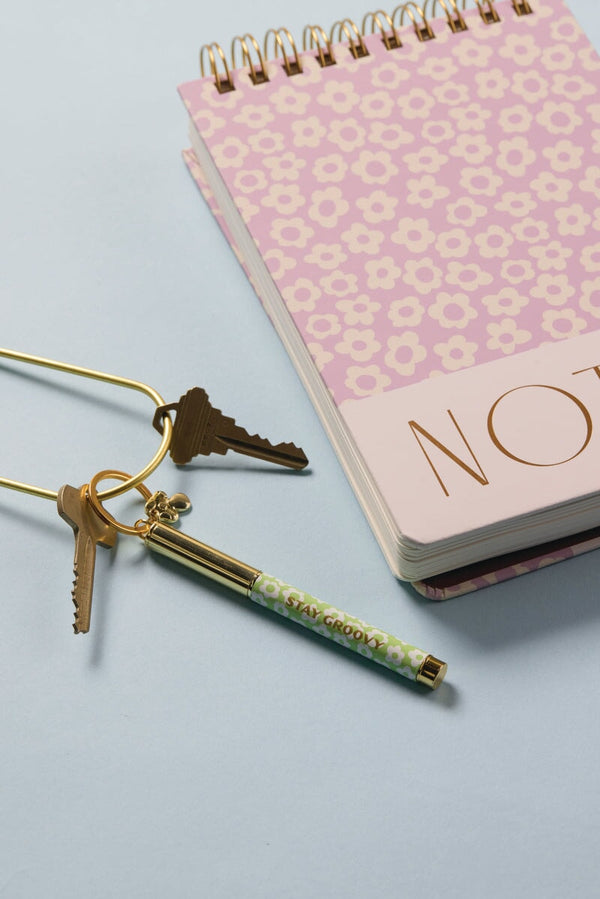 Designworks Ink Pen Keychain - Stay Groovy