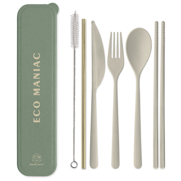 designworks ink Portable Flatware Set - "Eco Maniac"