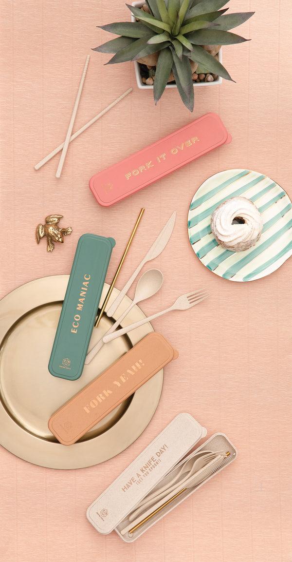Designworks Ink Portable Flatware Set - "Fork Yeah"