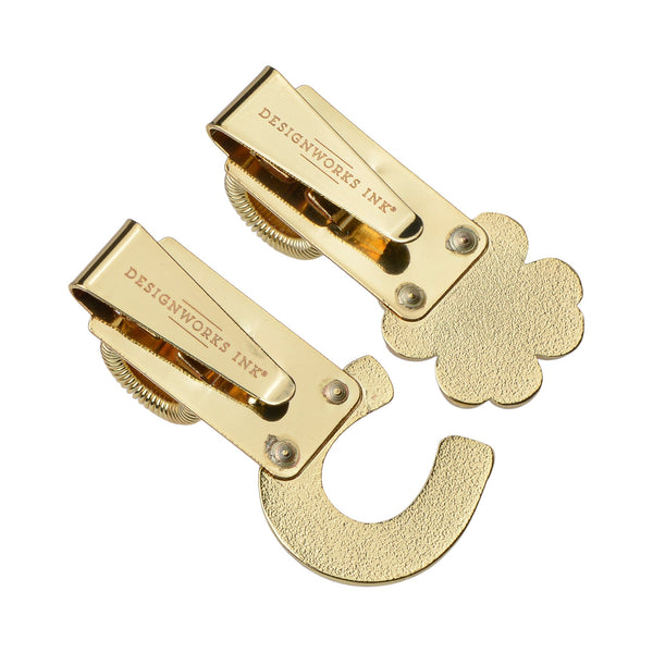 Designworks Ink Set Of 2 Pen Clips - Lucky Charms