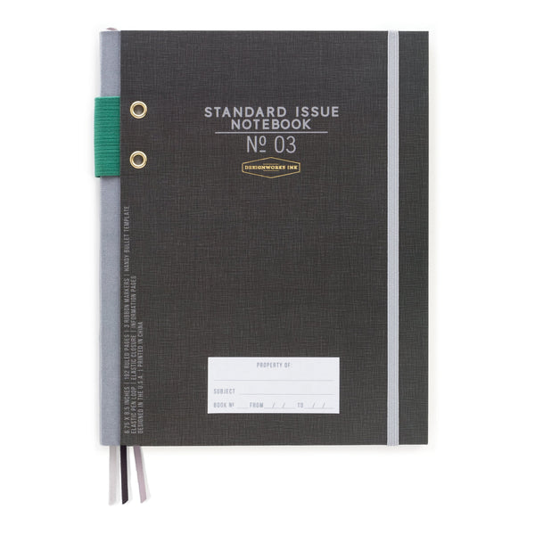 designworks ink Standard Issue Notebook No.3 - Black