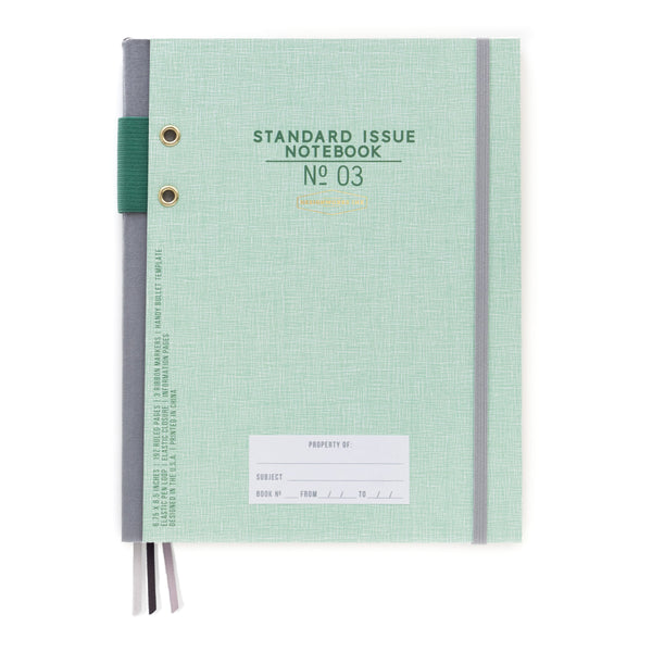 designworks ink Standard Issue Notebook No.3 - Green