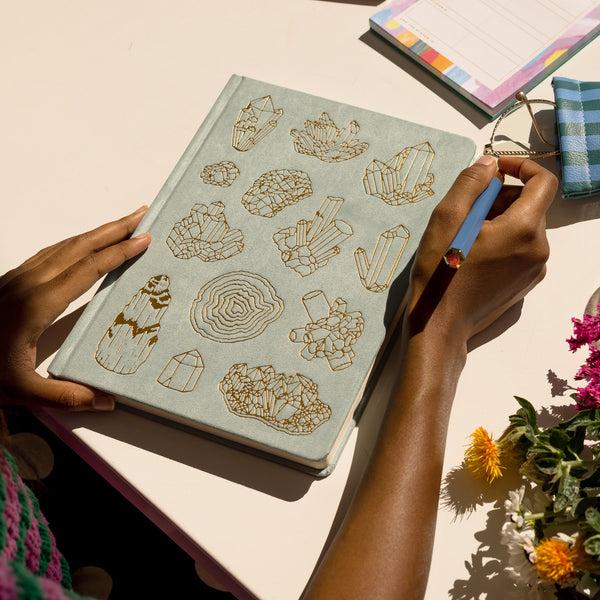 Designworks Ink Suede Jumbo Journal - Mineralogy