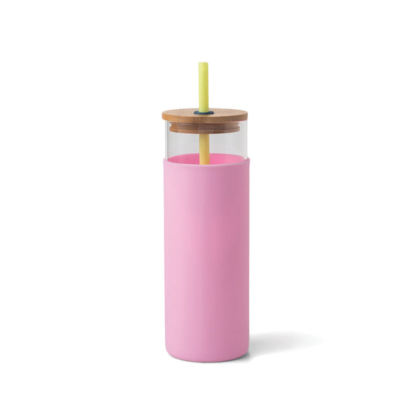 designworks ink Tumbler With Straw - Citron/Pink