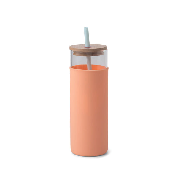 designworks ink Tumbler With Straw - Mint/Peach