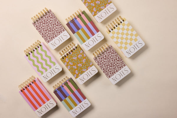 Designworks Ink Twin Wire Chunky Notepad - Checks