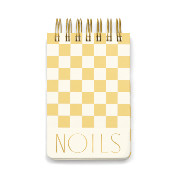 designworks ink Twin Wire Chunky Notepad - Checks