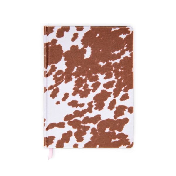 designworks ink Velvet Jumbo Journal - Cow Print