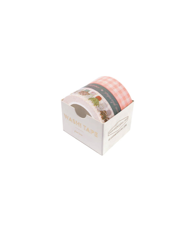 designworks ink Washi Tape Set of 3 - Plant Lover