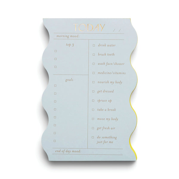 designworks ink Wavy Daily Notepad - Cloud